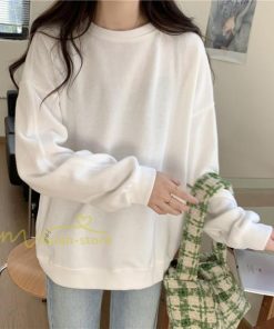 パーカー | トレーナー レディース シンプル 秋冬コーデ 長袖トレナー タグ 可愛い トップス 丸首 20代 30代 フリーサイズ ゆったり 体型カバー 40代 50代 Tシャツ