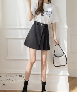 ミニスカート | ボックス プリーツスカート レディース