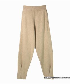 チノ・テーパード・ジョガー・スキニーパン | リブパンツ パンツ レディース ボトムス リブニット ニットパンツ ジョガーパンツ テーパードパンツ 長ズボン ウエストゴム 無地 ポケット 3色 秋冬 楽チン