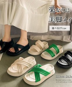 サンダル | 厚底サンダルレディースクロスサンダル