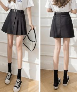 ミニスカート | ボックス プリーツスカート レディース