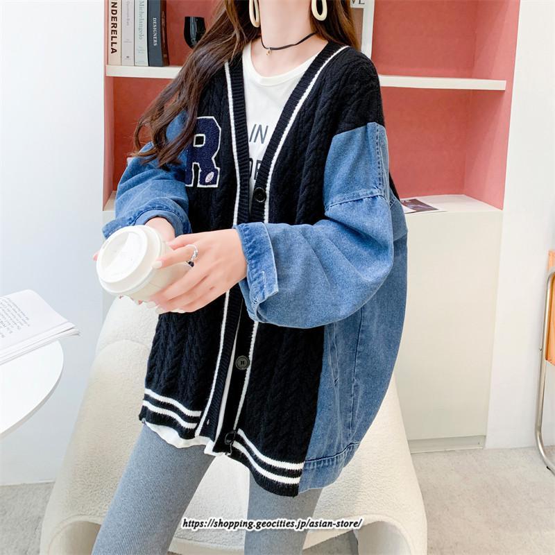 コート・ジャケット | ジャケット レディース 長袖 トップス デニムジャケット 切り替え デニム アウター デザイン おしゃれ カジュアル 2022 秋 送料無料 冬