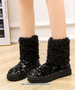 ブーツ | ムートンフェイクムートン ショートもこもこ ボア 定番 シューズ 靴 秋靴 レディース 可愛い 痛くない 歩きやすい 秋 あったか 冬