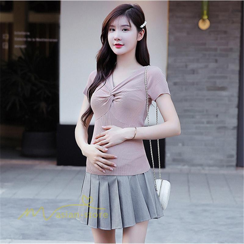 スカート | ミニマタニティウェア レディース プリーツ可愛い 夏 マタニティきれいめ マタニティ おしゃれ ウエスト調整 マタニティ