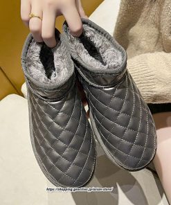 ブーツ | ムートンレディース 靴 カジュアルシューズ 裏起毛 防寒 おしゃれ スノーシューズ 痛くない 冬 歩きやすい ショートもこもこ あったか