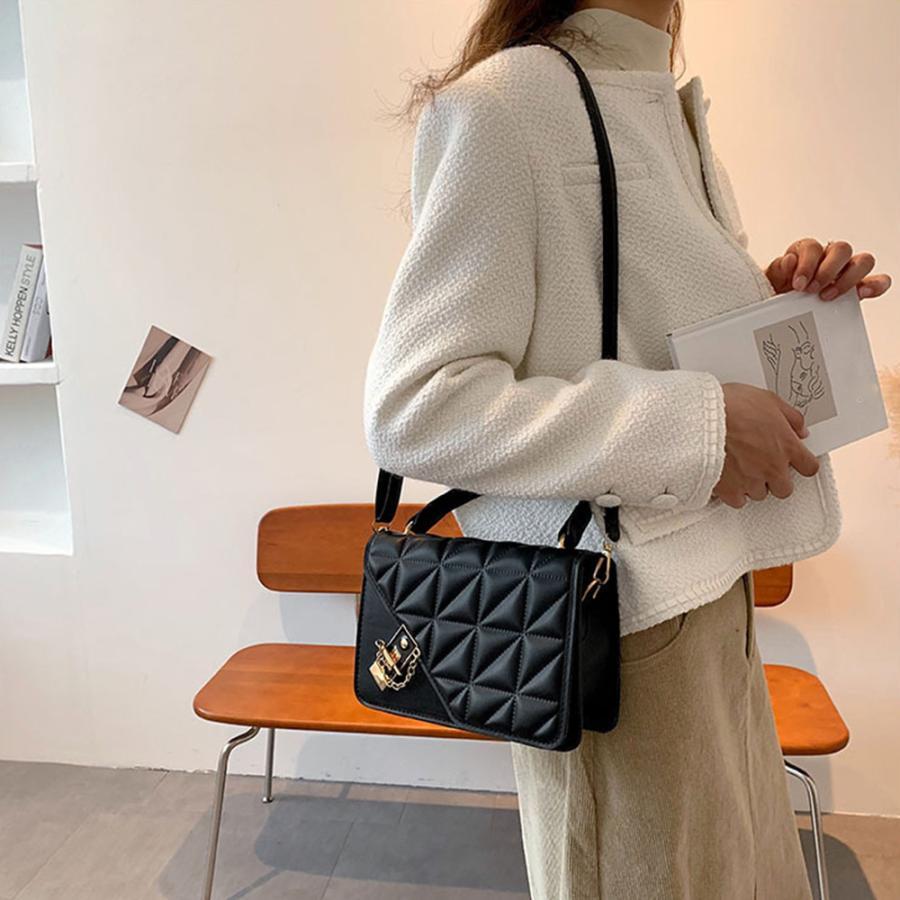 ショルダーバッグ | キルティングバッグショルダー PUレザー