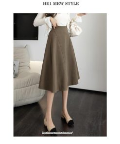 スカート | ロング秋 冬 レディース ボトムス ロング ゆったり Aライン秋 冬 春 キレイめ 着痩せ 2022新作 通勤 通学 細見え 高見え 40代 50代 20代 30代