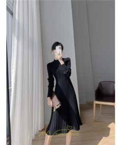 ニットワンピース | ワンピース 秋 秋服 レディース ニット ロングワンピース ロング 長袖 冬 冬服 可愛い フェミニン 20代30代40代50代 上品 送料無料 エレガント 高級感