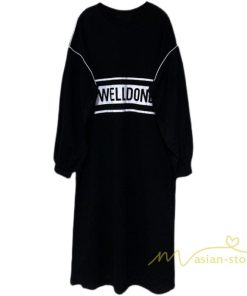 マキシ | 黒ワンピース 長袖ワンピース 秋物 レディース ロングワンピース ゆったり 大きいサイズ 裾スリット 30代40代 大人 ワンピース かわいい 通学通勤 20代50代