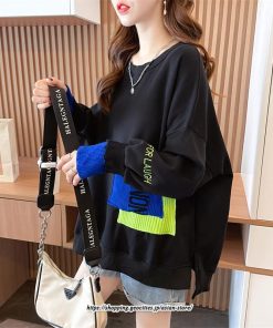 パーカー | トレーナー レディース プルオーバー クルーネック 長袖 トップス Tシャツ スウェット ゆったり トップス 大きいサイズ 秋冬 送料無料 おしゃれ 韓国