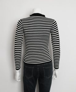 ニット・セーター | ボーダー柄 ニットセーター 長袖 6色