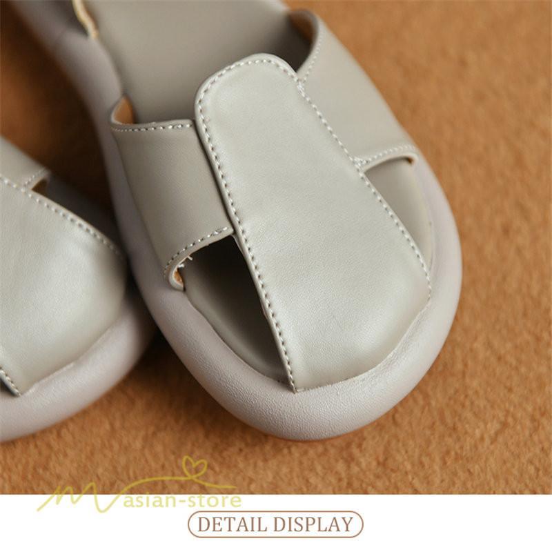 サンダル ミュール | サンダル レディース 夏サンダル サマーサンダル 美脚 ベルトデザイン サマーシューズ 楽なサンダル おしゃれ トレンド 2022 ふんわりした カジュアル