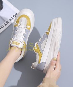 スニーカー | スニーカー　レディース レディースシューズ ローカット 靴 フラットシューズ ぺたんこ ウォーキングシューズ 厚底スニーカー Pu革 厚底靴 歩きやすい 美脚