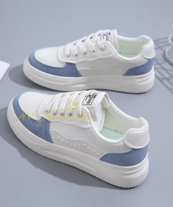 スニーカー | スニーカー　レディース レディースシューズ ローカット 靴 フラットシューズ ぺたんこ ウォーキングシューズ Pu革 歩きやすい 厚底スニーカー 厚底靴 美脚