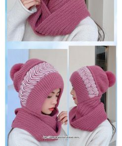 レディース | ニット帽 マフラー付き キッズ 親子 帽子 秋冬 子供 大人 家族 おしゃれ かわいい 防寒 プレゼント スキー 暖かい 厚手