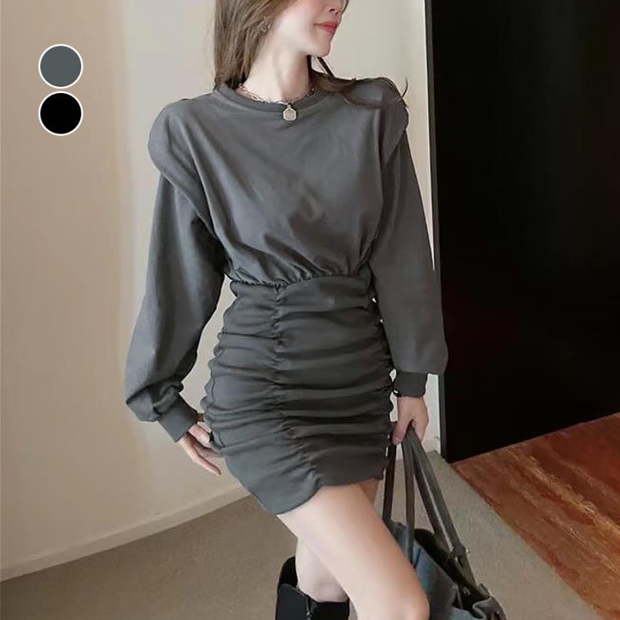 ワンピース | タイトシャーリング 韓国風