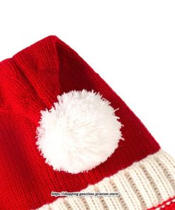 レディース | サンタ帽子 クリスマス 厚手 2022 サンタクロース 帽子 ふわふわ パーティー コスプレ サンタ 仮装 接客 子供 大人 イベント ニット 2type 親子