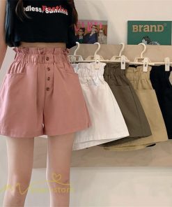 ショートパンツ | レディース サマーパンツ 夏コーデ 新作 おしゃれ ハイウエスト 無地 きれいめ 女性着 アウトドア ゆったり お出かけ パンツ ワイドパンツ 日常