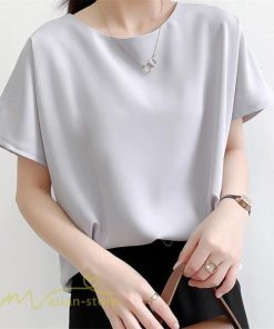 ｔシャツ・カットソー | Tシャツ レディース 半袖 カットソー ブラウス 着痩せ 無地 半袖Tシャツ クルーネック フリーサイズ 40代 可愛い 柔らか 通勤 通学 30代 着回し 20代 トップス