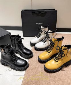 ショートブーツ | ブーツ レディース 黒 低反発 黄色 白 編み上げ 歩きやすい 足が痛くならない 厚底 おしゃれ 春 50代 40代 秋 30代 新作 20代