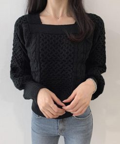 ニット・セーター | 韓国 ケーブルニット レディース 秋冬