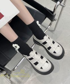 サンダル ミュール | サンダル レディース オフホワイト ブラック 黒 編み込み ストラップ 歩きやすい ぺたんこ おしゃれ 2022 旅行 お出かけ トレンド おでかけ カジュアル