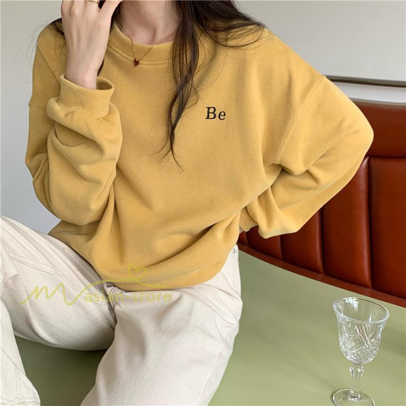 パーカー | トレーナー 長袖 刺繍 レディース スウェット 長袖トレーナー シンプル 20代 30代 フリーサイズ 7色 カジュアル ゆったり コーデ 秋冬 大人 50代 40代