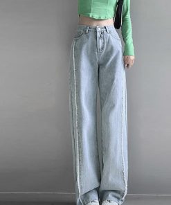 デニム | ワイドパンツ ハイウエスト 脚長