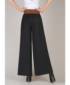 ワイドパンツ | レディース ガウチョパンツ パンツ スカンツ 涼しい ロングパンツ ゆったり ボトムス 20代30代40代 ダンス服 ウエストゴム ズボン カジュアル