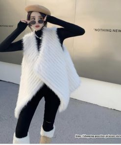 ベスト | ボリュームフェイクファーファー毛皮レディース 冬 フェイクファー 毛皮コート アウター ノースリーブ ふわふわ 前開き 秋冬 ジレ