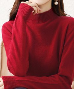 ニット・セーター | プチハイネックニットトップス レディース