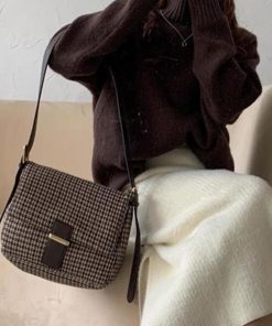 ショルダーバッグ | 千鳥格子 千鳥柄 女性