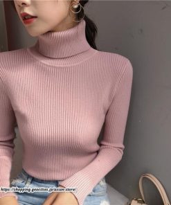 ニット・セーター | カットソー ニット レディース リブニット ハイネック 長袖 秋冬 春 トップス スリム ストレッチ 暖かい 長袖ニット 無地 プルオーバー インナー 長袖カットソー