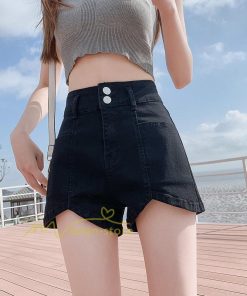 ショートパンツ | レディース デニム 短パン ジーンズ ボトムス 20代30代40代 カジュアル お出かけ 通勤通学 韓国風 ファッション 上品 着痩せ