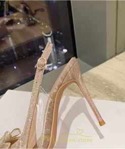パンプス | ハイヒール ストラップ サンダル きらきら 滑り止め ヒール6cm8cm10cm ポインテッドトゥ レディース 痛くない ピンヒール 歩きやすい 美脚 宴会