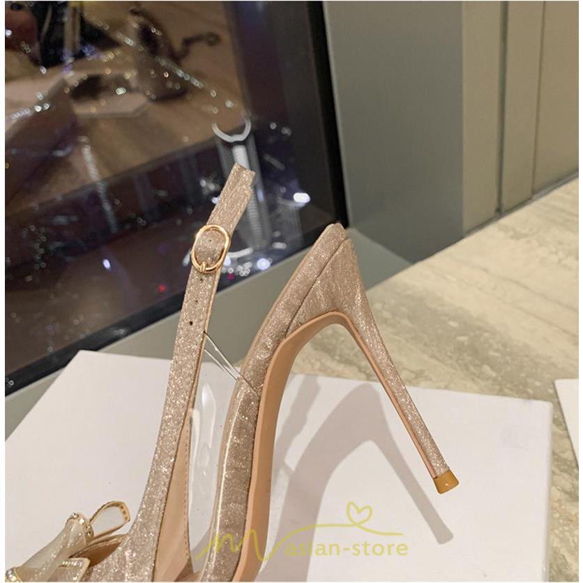 パンプス | ハイヒール ストラップ サンダル きらきら 滑り止め ヒール6cm8cm10cm ポインテッドトゥ レディース 痛くない ピンヒール 歩きやすい 美脚 宴会