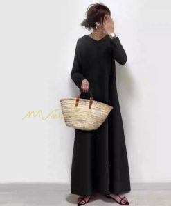 マキシ | 長袖ワンピース ロングワンピース 秋物 レディース Aラインワンピース 30代40代50代 ゆったり 切り替え 送料無料 レイヤードフェイク 大人 可愛い