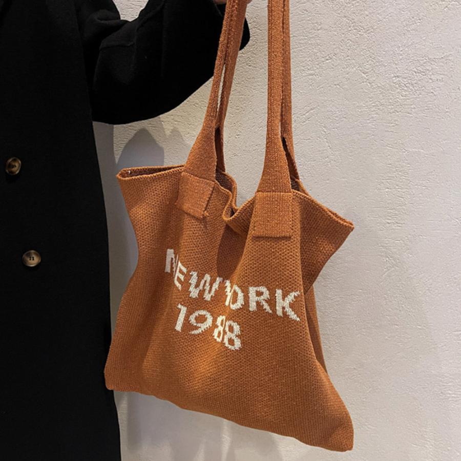 トートバッグ | ニット レディース 秋冬