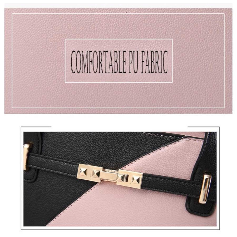 トートバッグ | 大きめ ショルダーバッグ バイカラー 大容量 レザーバッグ おしゃれ 2wayレディース 斜めがけバッグ