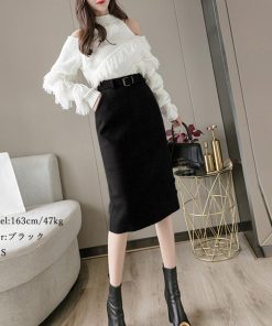 タイトスカート | 膝下丈 スリット 秋冬