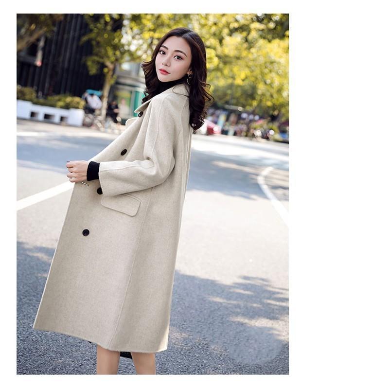 チェスターコート | アウター コート フロントボタン 九分丈袖 スリム型 ポケット キルティング裏地 暖かい 秋冬 膝丈 ミモレ丈 ツイード 大人 30代 無地