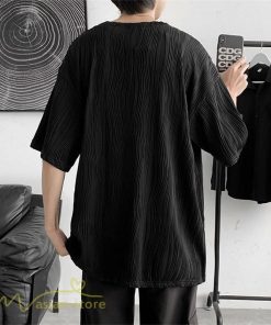 Tシャツ | Tシャツ メンズ カットソー 半袖丸首 シンプル ストライプ 夏新作 カッコウイイ メンズスタイル 上品 半袖 白 カジュアル 黒 クルーネック