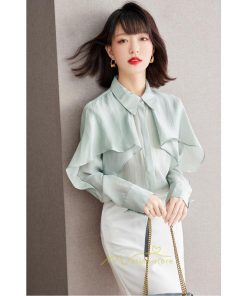 シャツ・ブラウス | ブラウス シャツ レディース 上品 ブラウス きれいめ 通勤 OL ビジネス ゆったり フリル シフォン 20代30代40代50代 2022新作 オフィス キレイめ おしゃれ 秋服