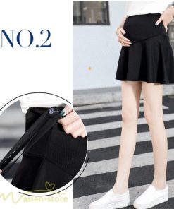 スカート | マタニティ レディース 着痩せ 無地 カジュアル ミニマタニティウェア 着痩せ 夏服 日常感 マタニティショート丈 フレア サマー