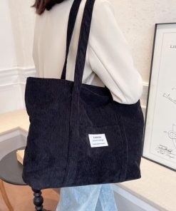 トートバッグ | コーデュロイ 大容量カバン