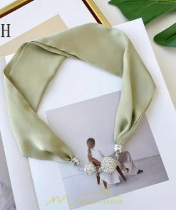 マフラー・スカーフ | スカーフ レディース 春夏秋用 無地 飾り付き プレゼント ギフト 通勤 お出かけ リゾート 旅行 大人可愛い 上品 お洒落 同窓会 食事会 卒園式 エレガント 入園式