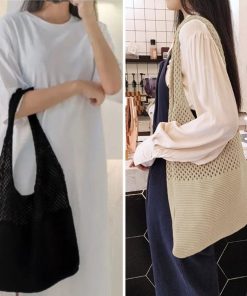 トートバッグ | ニット編み バッグ鞄かばん