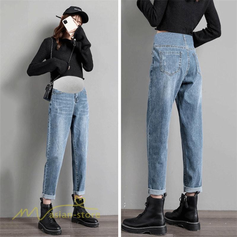 パンツ レギンス | マタニティ パンツ レディース ボトムス デニムパンツ ジーンズ デニム テーパードパンツ マタニティパンツ ロングパンツ 大きいサイズ ウエスト調整 春