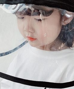 （子供）その他 | サファリハット キッズ 取り外し可能 日よけ帽子 バケットハット 保育園 帽子 男女兼用 折りたたみ フェイスシールド【ネコポス