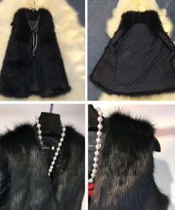 ベスト | チョッキ ジレ 毛皮 アウター レディース 秋冬 ファ レディース ファー 前開き